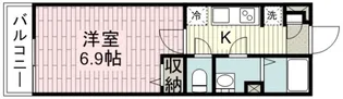 1Kの間取り画像