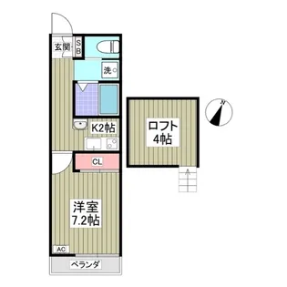レンナ レンナ【2階】の間取り