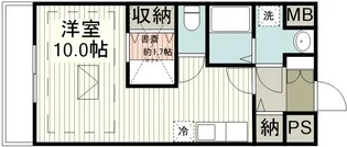 ルネス 新富町スクエア【5階】の間取り