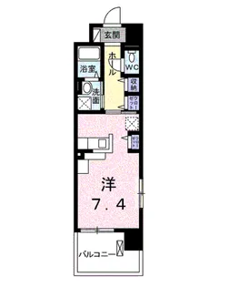 グランデ新宿【1階】の間取り