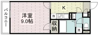 クレイノグローリアⅣ【304号室】の間取り