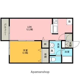 コンフォート並木西【2階】の間取り