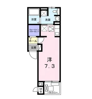 エムズレジデンス【1階】の間取り