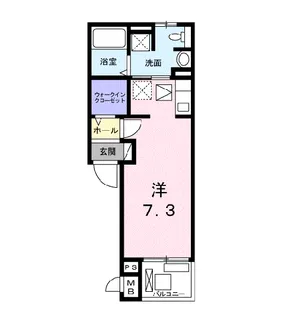 エムズレジデンス【1階】の間取り