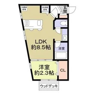 ボナチッタ3号棟【1階】の間取り