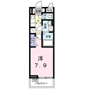 ブルーム ヒル タイチ【2階】の間取り