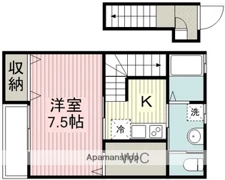 ルナ・カーサ【2階】の間取り