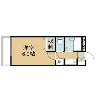 ポルシェ鶴ヶ島【1階】の間取り