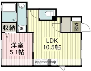NOBLE TIARA【1階】の間取り