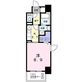 フィオーレ カンパネラ【8階】の間取り