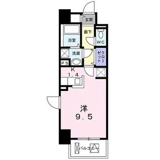 フィオーレ カンパネラ【4階】の間取り