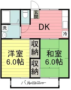 ミクターハイツ【2階】の間取り