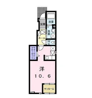 プラシードUⅡ【1階】の間取り