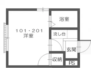ウィンサム田梅【1階】の間取り