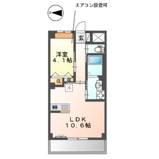 カルティベイト【1階】の間取り