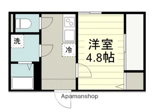 クレスト西川越【3階】の間取り