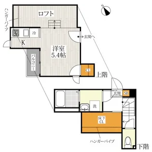 CB川越イニシオ【1階】の間取り