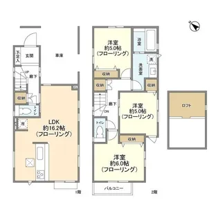 埼玉県川越市霞ケ関東4丁目【一戸建】の間取り