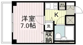 1Kの間取り画像