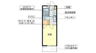 レオパレスグランドール【3階】の間取り