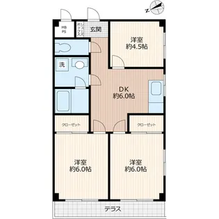 加藤マンション【1階】の間取り