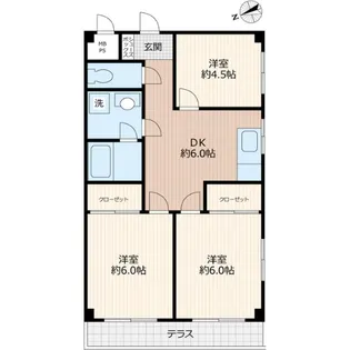 加藤マンション【1階】の間取り