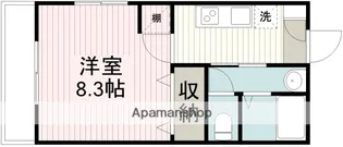 レジデンスカメリア【1階】の間取り
