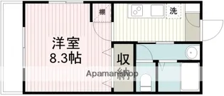 レジデンスカメリア【1階】の間取り