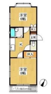 サウザンヒル【2階】の間取り