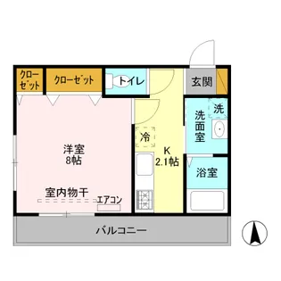 Mフィールド Ⅴ【4階】の間取り