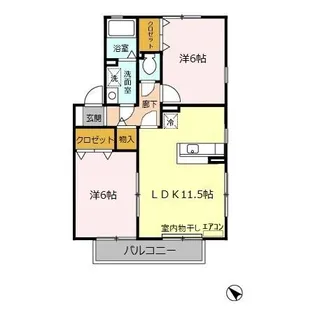 メイプルタウン川越的場 ABCDEG【2階】の間取り