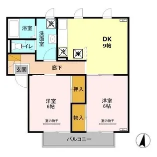 メゾン志藤 B【2階】の間取り