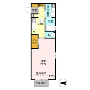 ピア メゾン【1階】の間取り