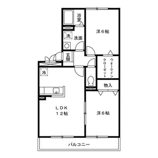 フェニックス小仙波 A/B【1階】の間取り