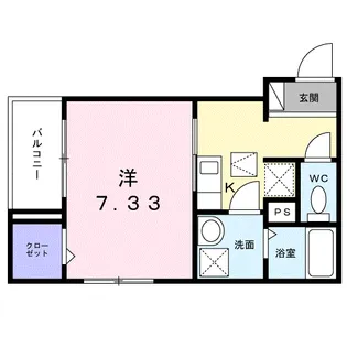 Sweet P【1階】の間取り