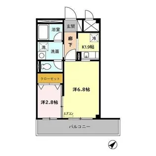 サンライトヒルズ【3階】の間取り