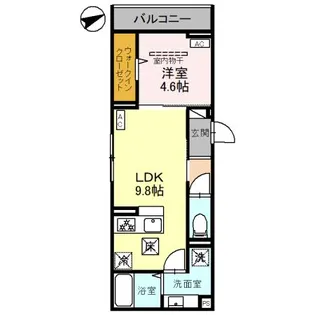 D-Sereno東田町Ⅱ【1階】の間取り