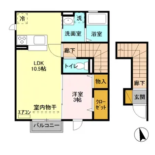 ヴィレッタ【2階】の間取り