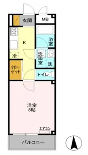 プランドールからもも【3階】の間取り