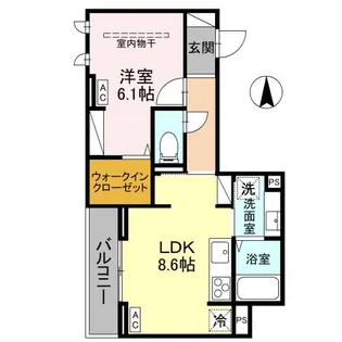 D-Sereno富士見町【3階】の間取り