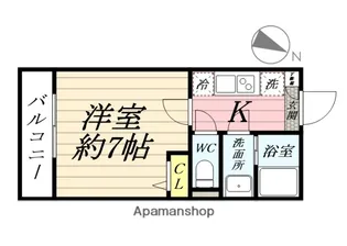 エフプレスト岸町【3階】の間取り