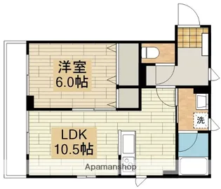 ALAMOANA【3階】の間取り