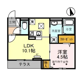 グレイス【1階】の間取り