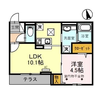 グレイス【1階】の間取り