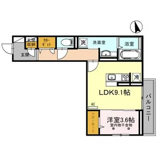 グレイス【3階】の間取り