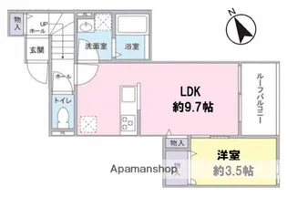 メゾン高階北【2階】の間取り