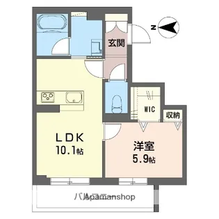 ステラ川越松江町【1階】の間取り