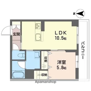 ステラ川越松江町【2階】の間取り