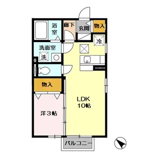リヴィエール【1階】の間取り