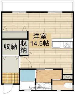 アヴィル旭町Ⅱ【1階】の間取り